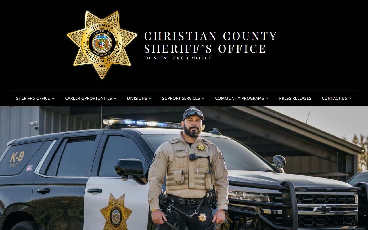 Christian County arrest records sheriff office source