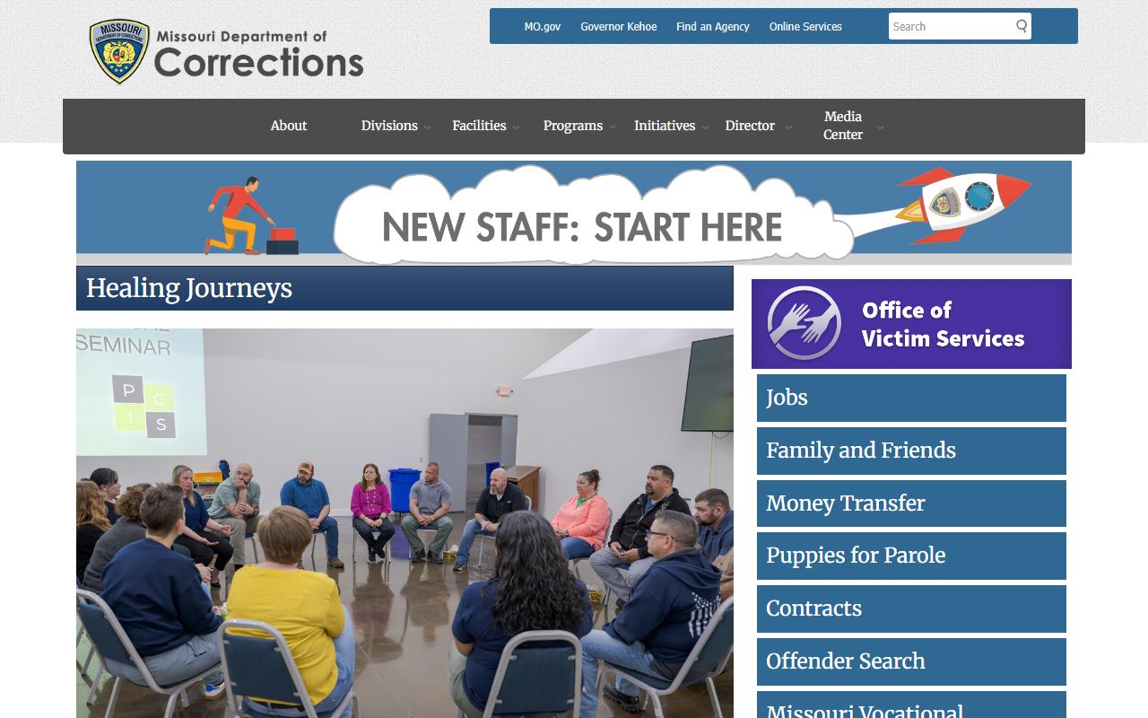 Christian County court records Missouri Department of Corrections source
